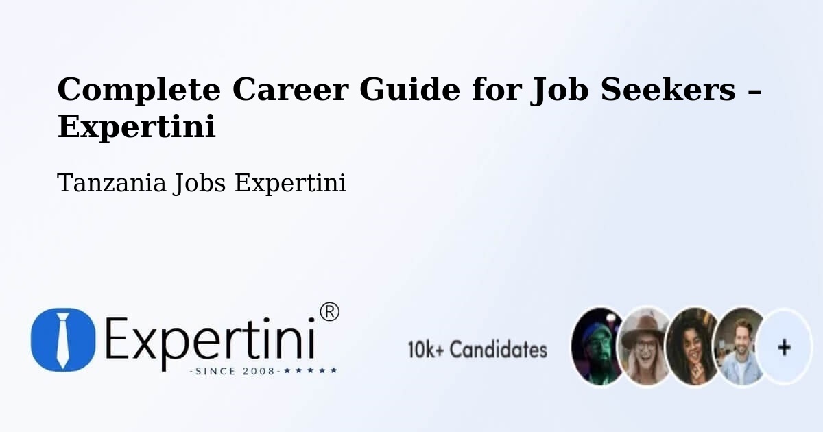 Career Guide for Job Seekers – Same - Same, Tanzania Jobs Expertini