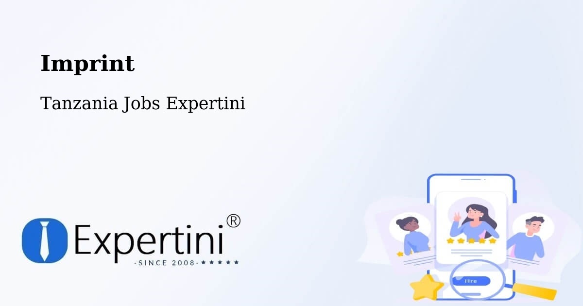 Imprint – Same - Tanzania Jobs Expertini