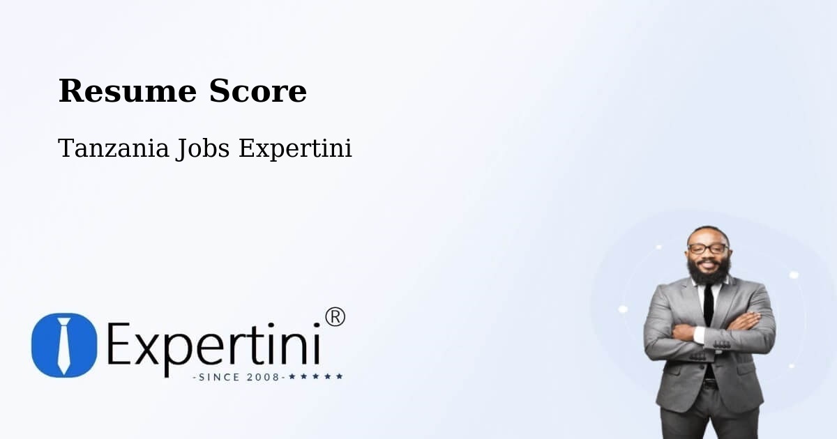 Resume Score & Job Description Match Tool – Same - Tanzania Jobs Expertini